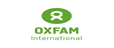 Oxfam International's logo takes you to their list of jobs